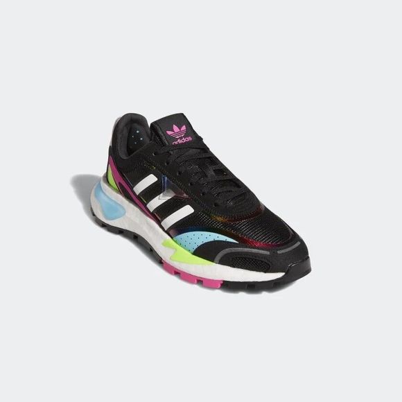 MEN\'S adidas Retropy P9 Black Aero Green/Aluminum/Gum Q47100 main image 12